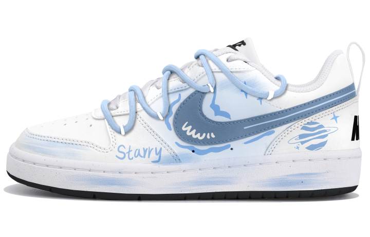 Nike Nike Court Borough 2 Low top Skateboard Shoes White Teenagers