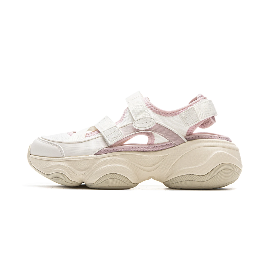Li-Ning Li Ning Honey Synthetic Leather River Trekking Shoes Women's White Pink