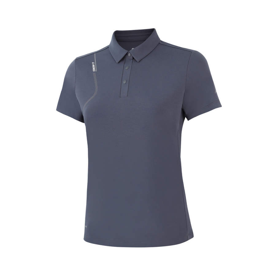 Li-Ning Li Ning Polo Shirt Women's Ebony Black