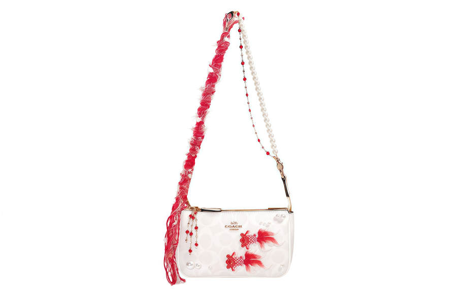 COACH COACH Artificial Leather Shoulder Bag Small Women's