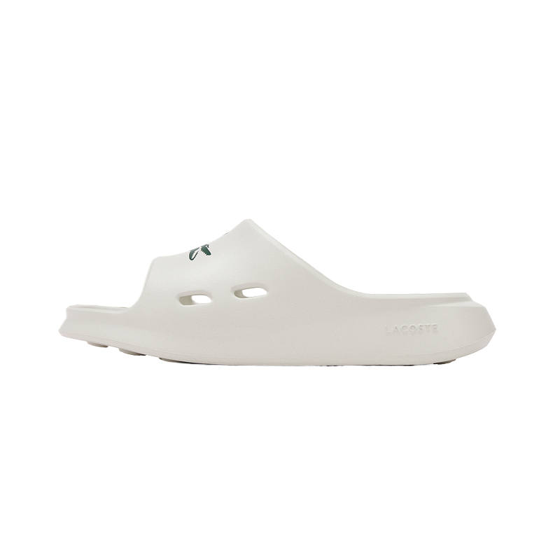 LACOSTE Slide Slippers Women's White 18C Pink LP2