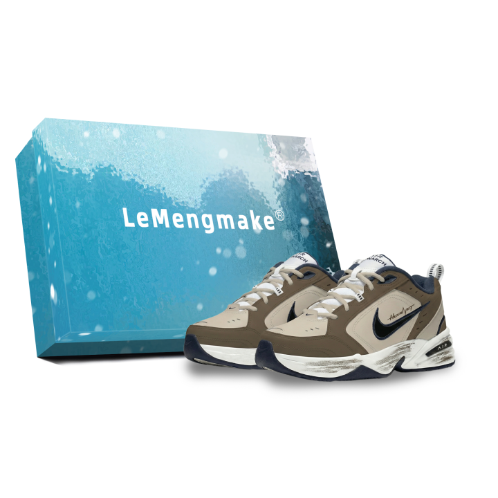 Nike Nike Air Monarch 4 Lemon Joy Low top Chunky Sneakers Men's Brown