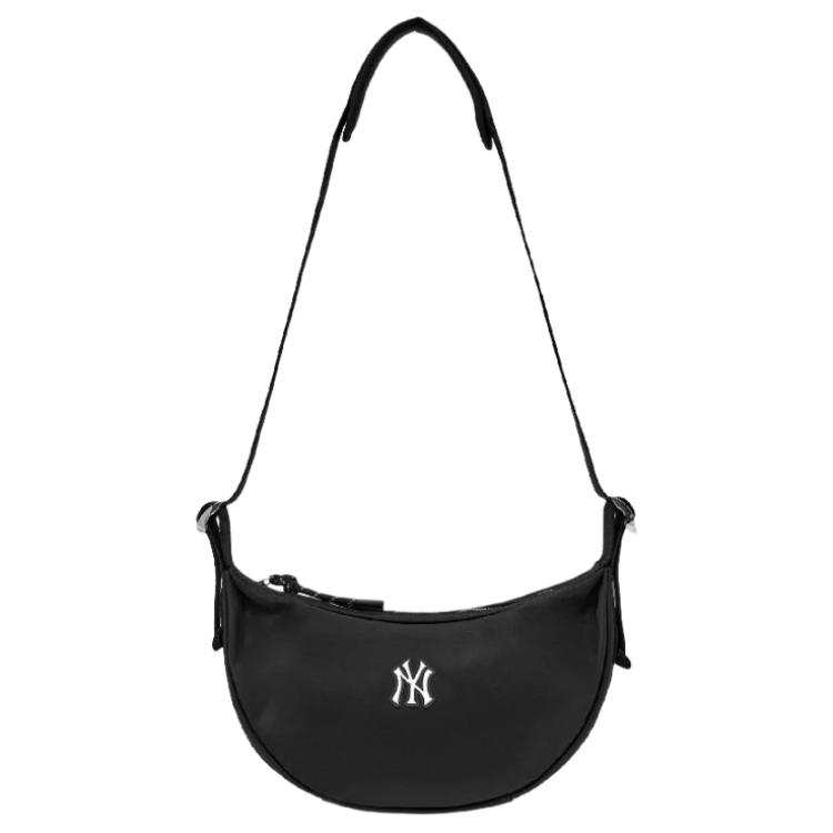 MLB MLB Nylon Hobo Bag Shoulder Bag Unisex Black