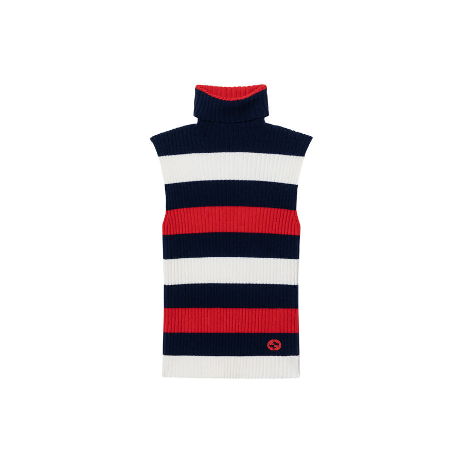 GUCCI Rib Knit Turtleneck Top