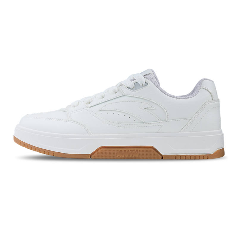 Anta Low top Skateboard Shoes Men's Ivory White/Cumulus Gray