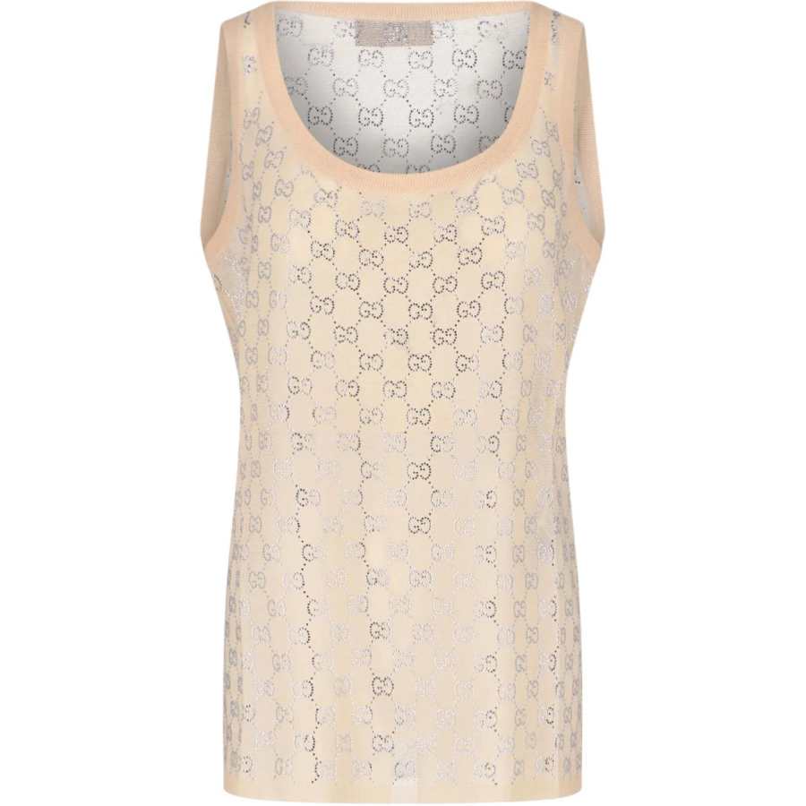 GUCCI Gucci GG-pattern tank top