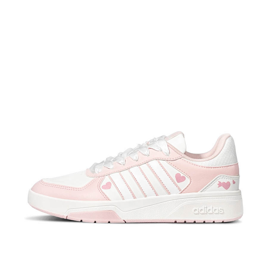 Adidas Adidas COURTBEAT Endless Heartbeat Low top Skateboard Shoes Unisex Pink White