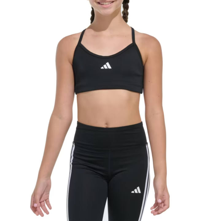 Adidas Adidas Solid Color Moderate Bandeaus, Bras & Training Bras Kids'