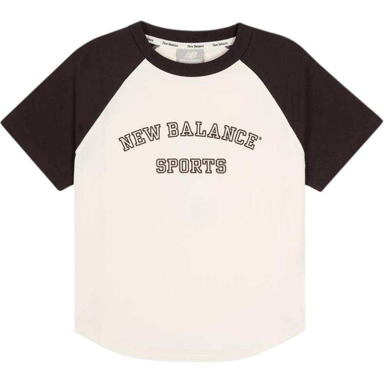 New Balance New Balance T Shirts Women's Brown Crew Neck