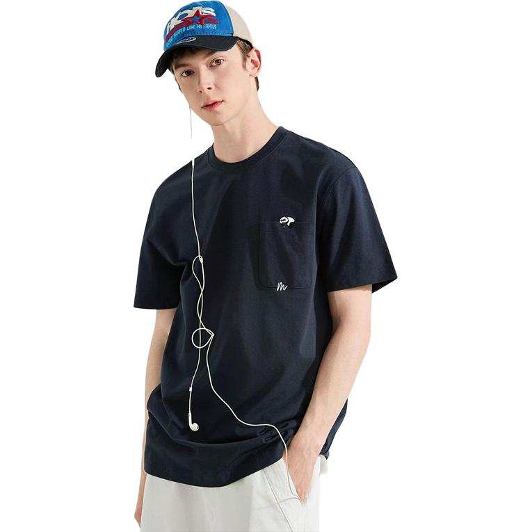 Tonlion T Shirts Men's Crew Neck Moderate Straight Fit
