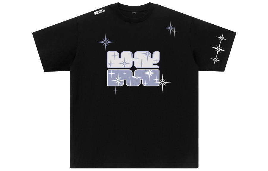 YALU T Shirts Unisex Crew Neck Moderate Straight Fit