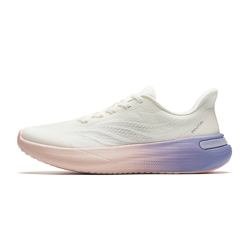 Anta Burning Leap 2 Low top Training Shoes Women's Ivory White