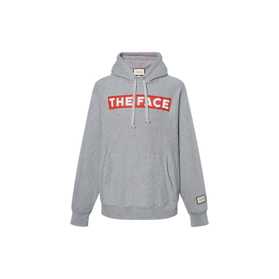 GUCCI 'The Face' Hoodie 'Grey'
