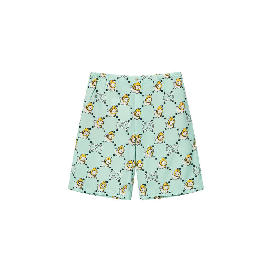 GUCCI Casual Shorts Men's Teal Moderate