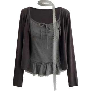 MostwantedLab Knitwear Women's Square Collar Moderate