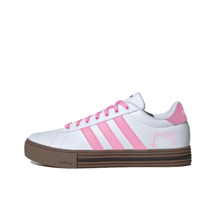 Adidas Adidas Daily Skateboard Shoes Unisex Low Top White, Pink