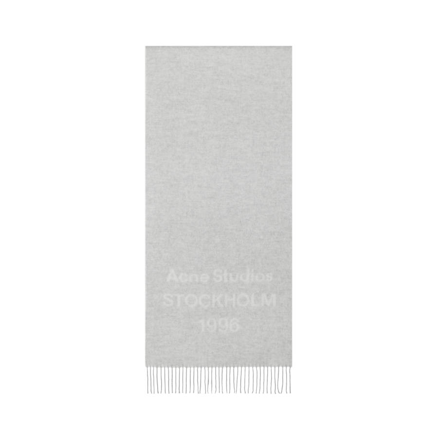 Acne Studios Acne Studios Logo Jacquard Fringed Scarf