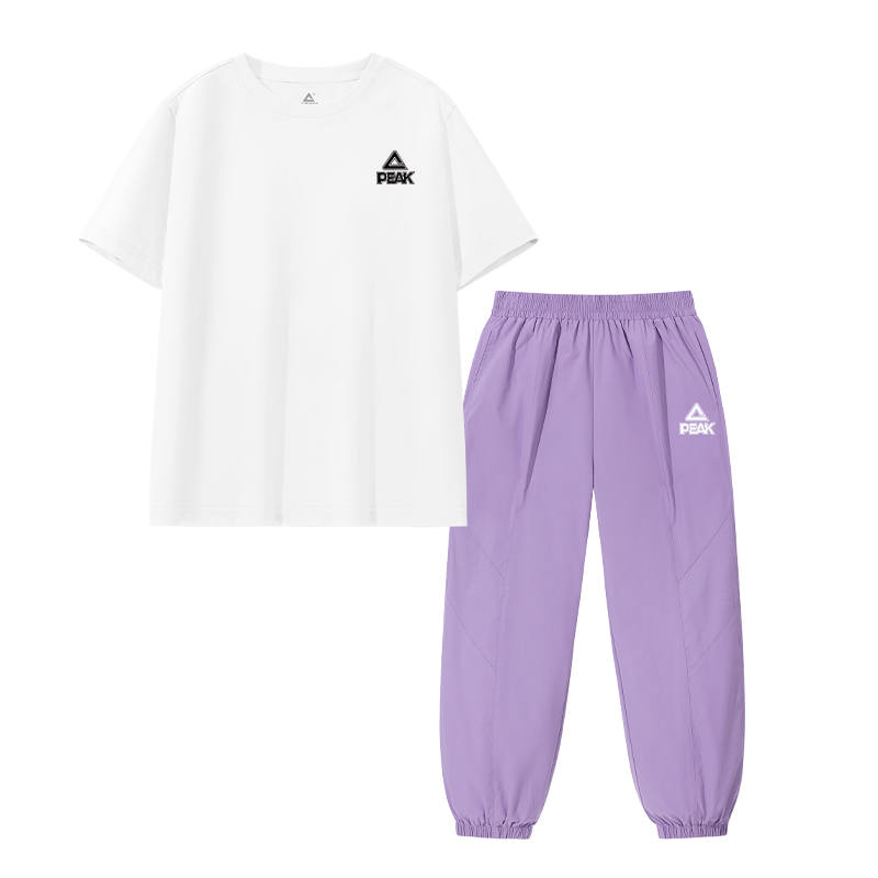 PEAK Kids Casual Sportswear Crew Neck Thin