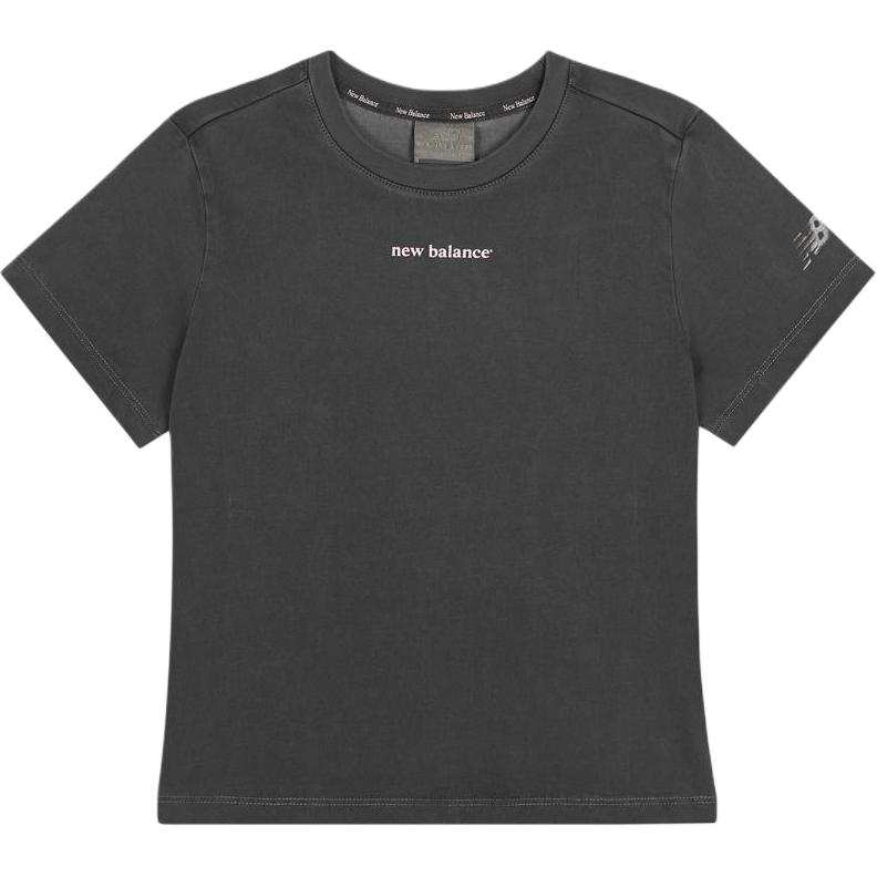 New Balance New Balance T Shirts Women's Charcoal Gray Crew Neck