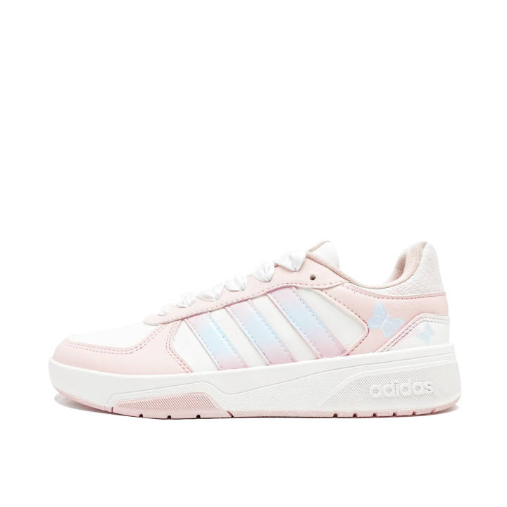 Adidas Adidas COURTBEAT Phantom Butterfly Coverage Abrasion Resistant Slip Resistant Low top Skateboard Shoes Unisex Pink Blue