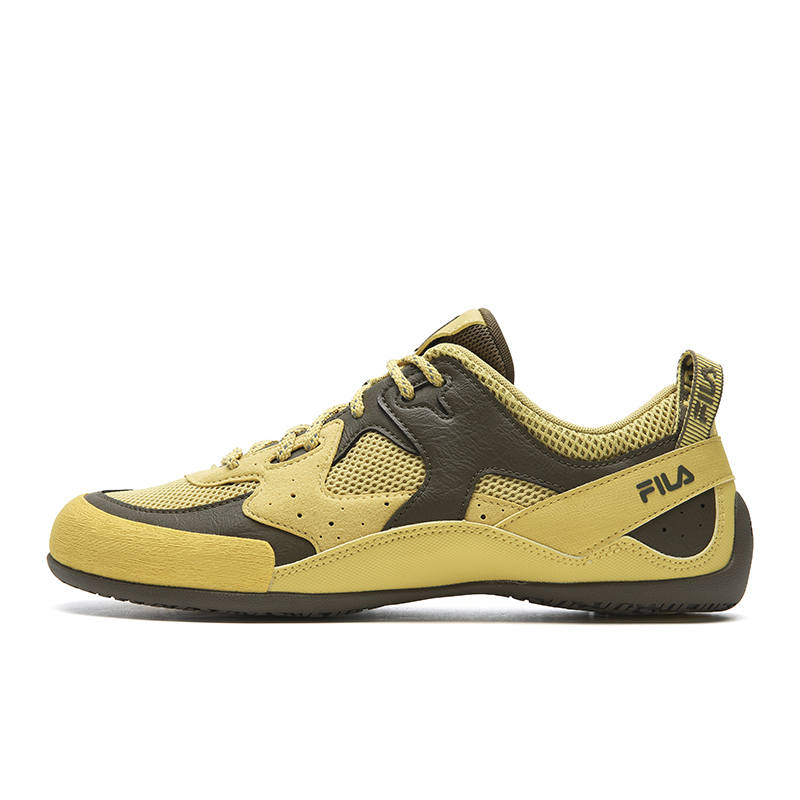 FILA STEP Abrasion Resistant, Breathable, Lightweight Low top Casual Shoes Men's Bamboo Yellow/Beech Wood Green