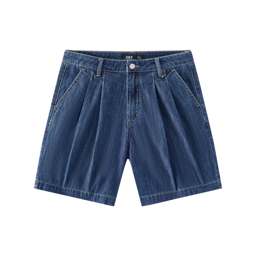 Semir Denim Shorts Women's Moderate Wide Leg Pants