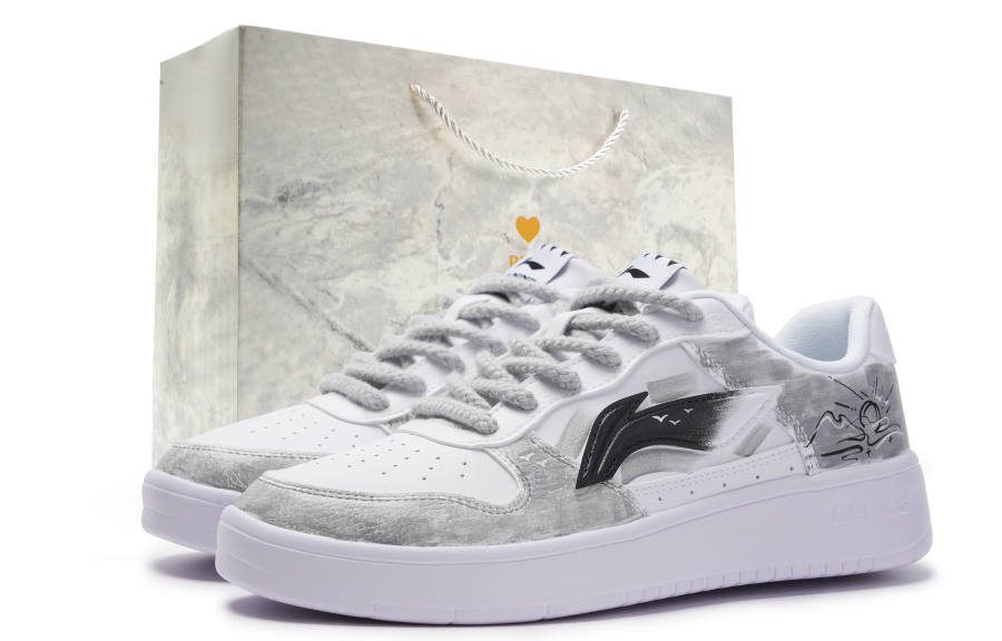 Li-Ning Li Ning Floating Boat Abrasion Resistant, Height Increasing, Breathable, Lightweight Skateboard Shoes Unisex