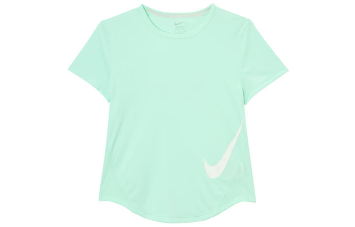 Nike Nike T Shirts Women's Mint Foam/white Crew Neck Moderate