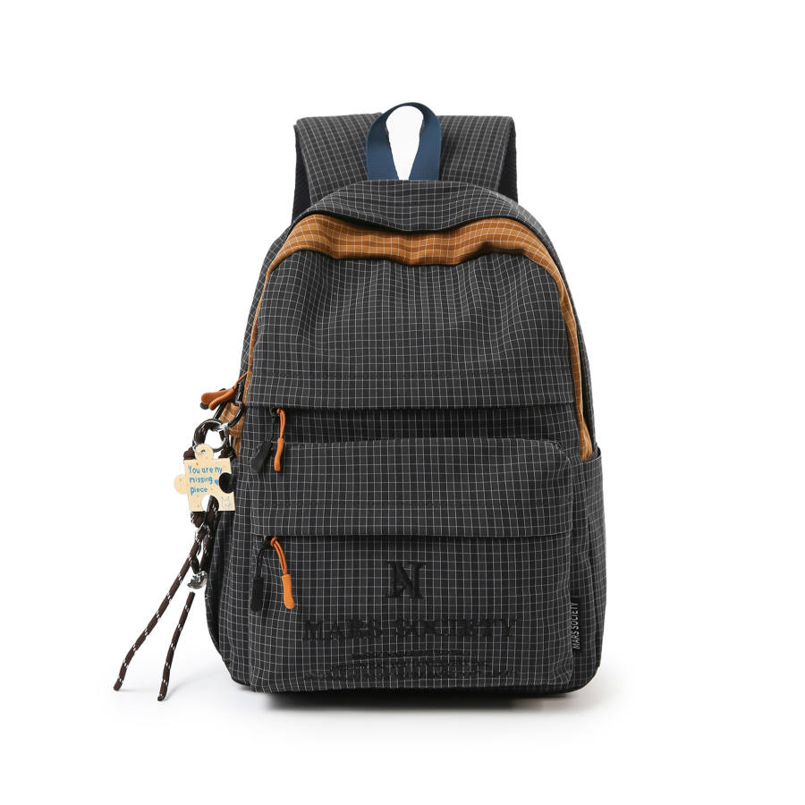 YALU YALU Nylon Backpack Regular Unisex Multicolor