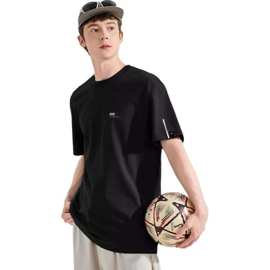 Tonlion T Shirts Men's Crew Neck Moderate Straight Fit
