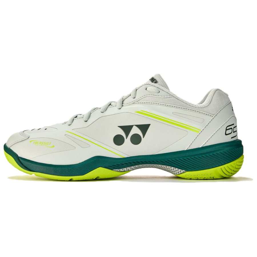 YONEX Pigskin Cushioning Abrasion Resistant Low top Badminton Shoes Men's Gray Beige