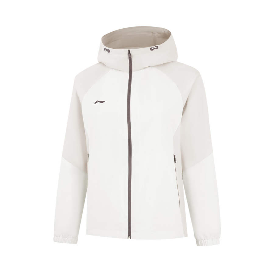 Li-Ning Li Ning Trench Coat Women's Ivory/Stalactite Gray