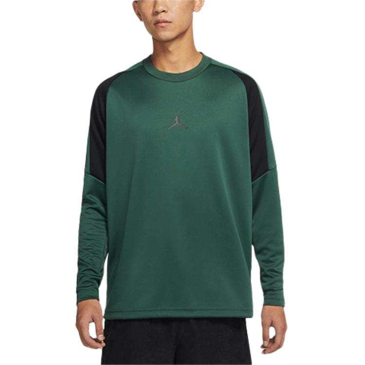 Jordan Jordan T Shirts Men's Green Crew Neck Moderate Straight Fit