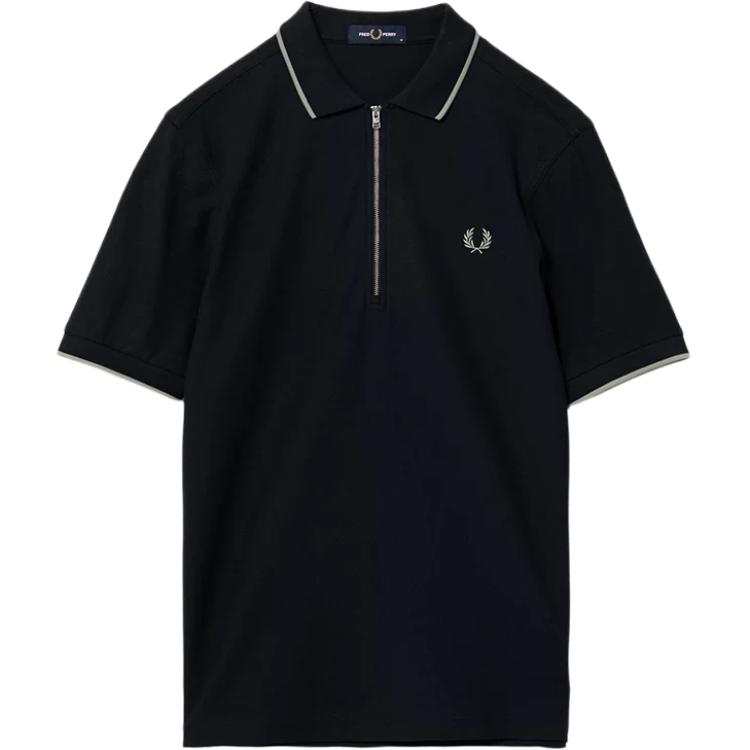 FRED PERRY Fred Perry crepe pique polo shirt