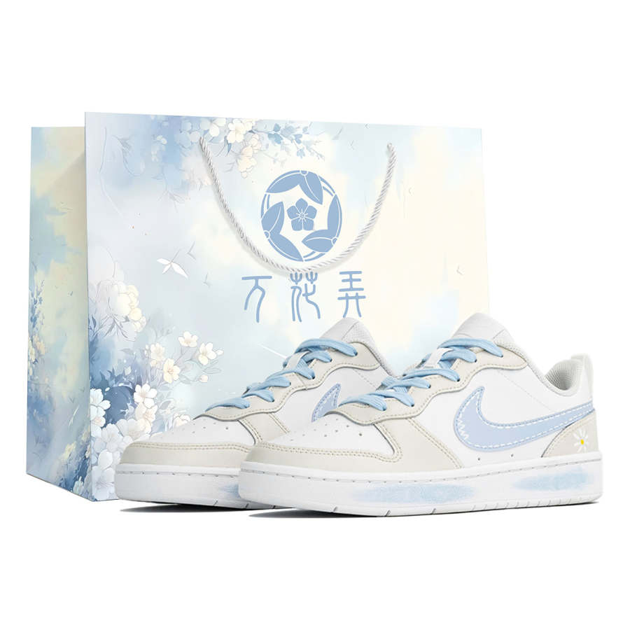 Nike Nike Court Borough Low 20,000 Flowers, Doll, Shopping Bag Slip Resistant Abrasion Resistant Low top