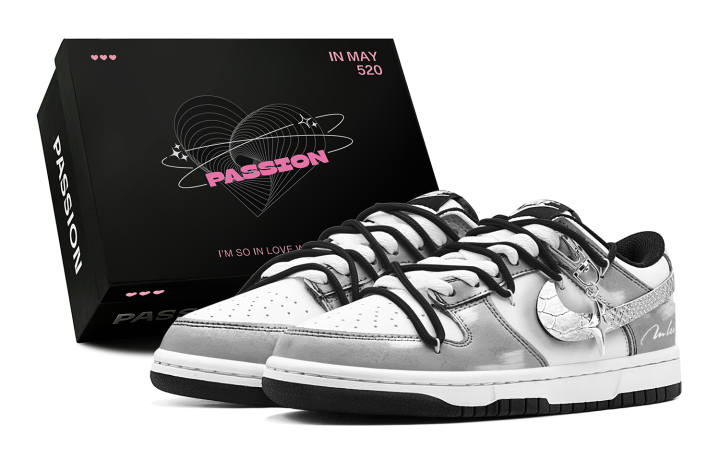 Nike Nike Dunk Couple's, Spring Refresh, Silver Trace Star, Deconstruction Design, Classic And Versatile Low top