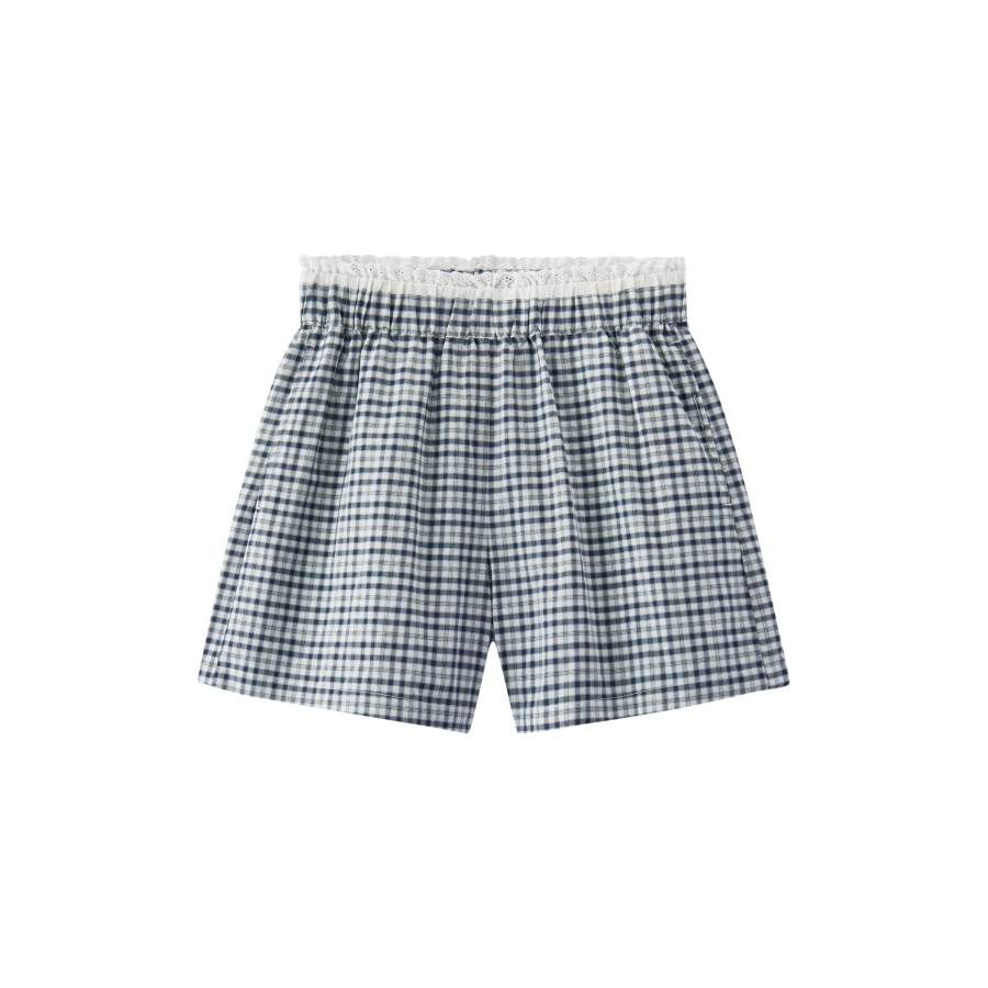 Semir Casual Shorts Women's White Blue Tone 00318 Moderate