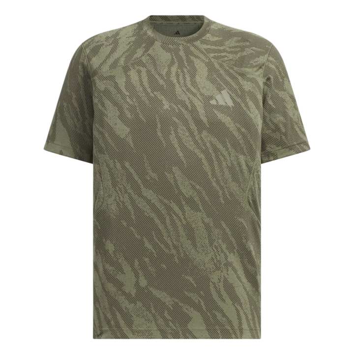 Adidas Adidas Performance Tech Essentials Cool Touch Regular Fit Camo AOP T Shirt Men's