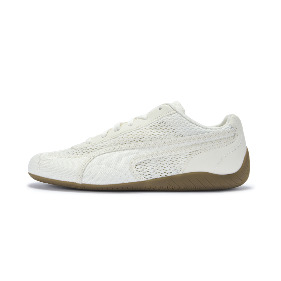 PUMA Speedcat Abrasion Resistant, Breathable, Supportive, Lightweight, Thermal Low top Casual Shoes Unisex Ecru
