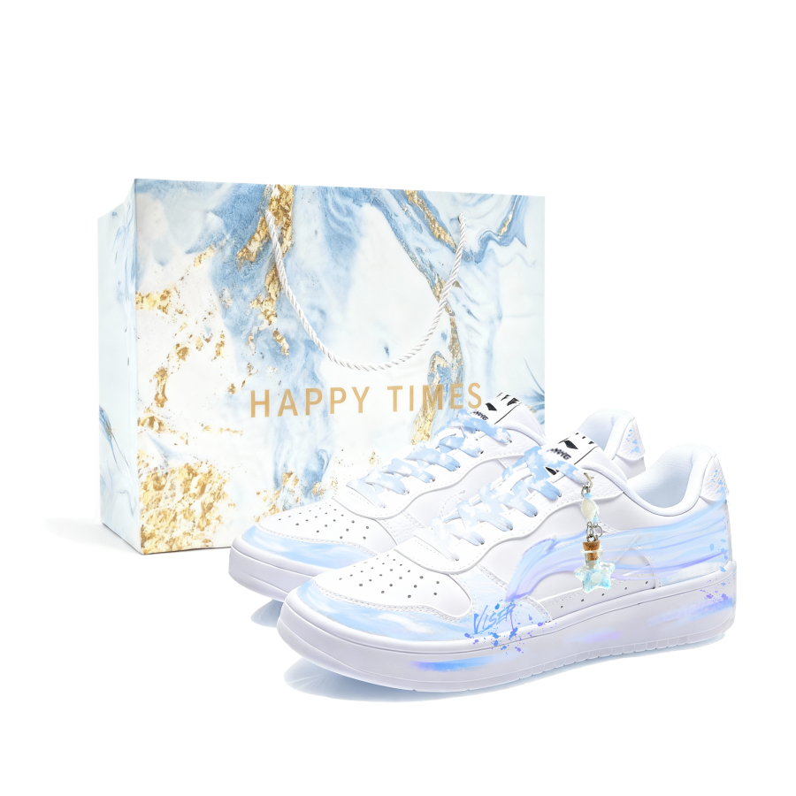 Li-Ning Li Ning Floating Boat Skateboard Shoes Unisex Low Top White