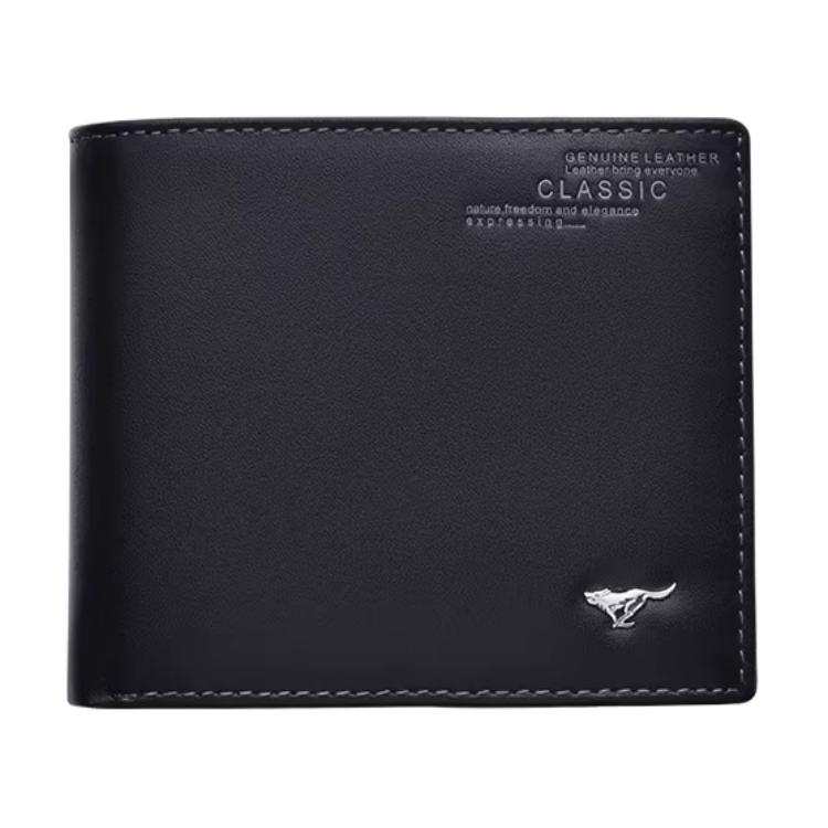 SEPTWOLVES SEPTWOLVES Cow Leather Wallet Men's Black