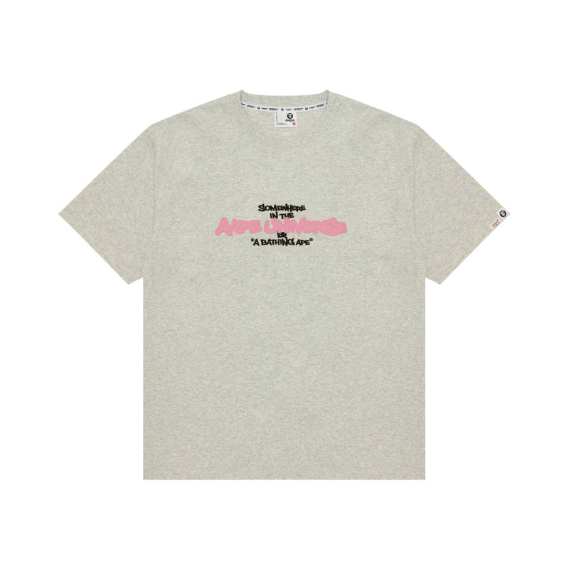 Aape SS26 T Shirt Men's Gray White