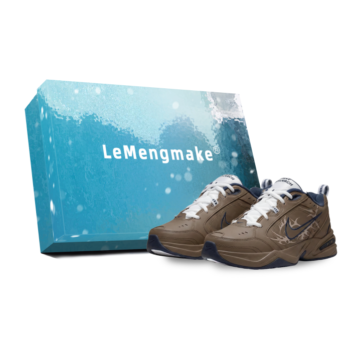 Nike Nike Air Monarch 4 Chunky Sneakers Men's Low Top Coffee
