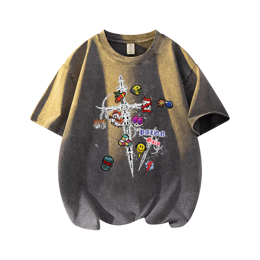 PAL ONGACO T Shirts Unisex Crew Neck Moderate