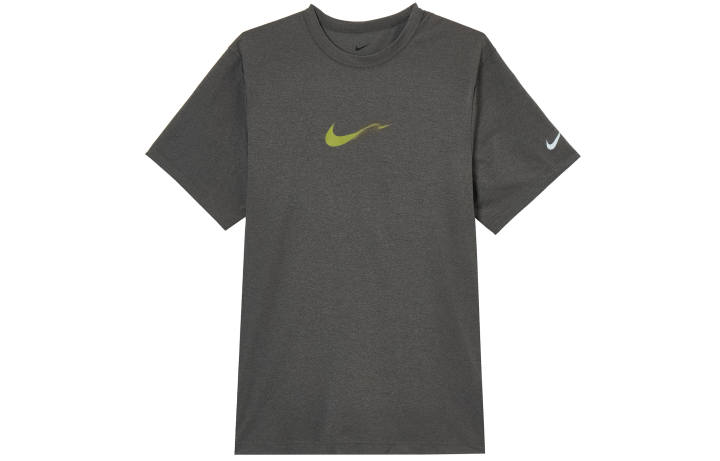 Nike Nike T Shirts Men's Gray Crew Neck