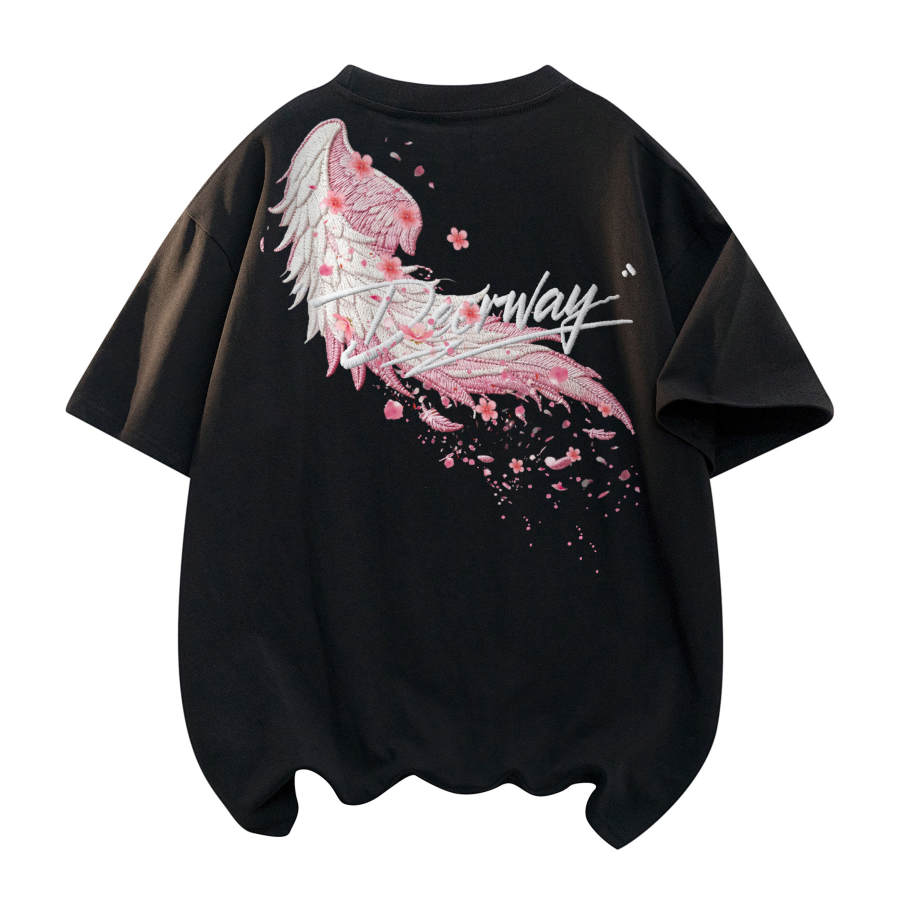 DEERWAY T Shirts Unisex Crew Neck Moderate Straight Fit