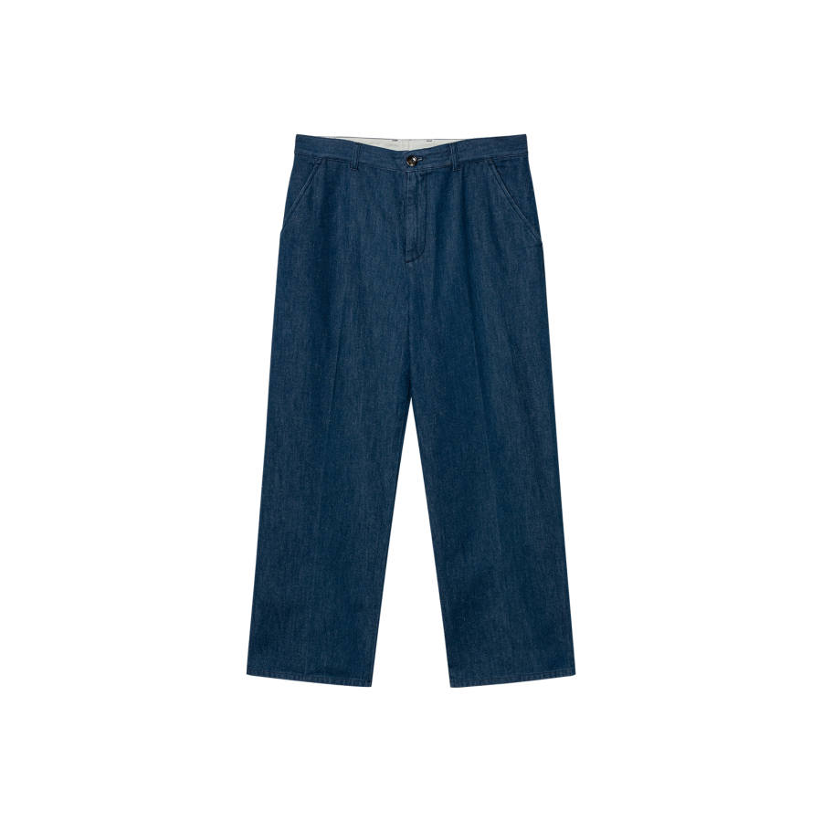 GUCCI Casual Pants Men's Blue Moderate Straight Fit Pants