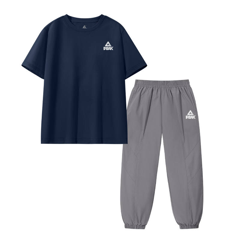 PEAK Kids Casual Sportswear Crew Neck Thin