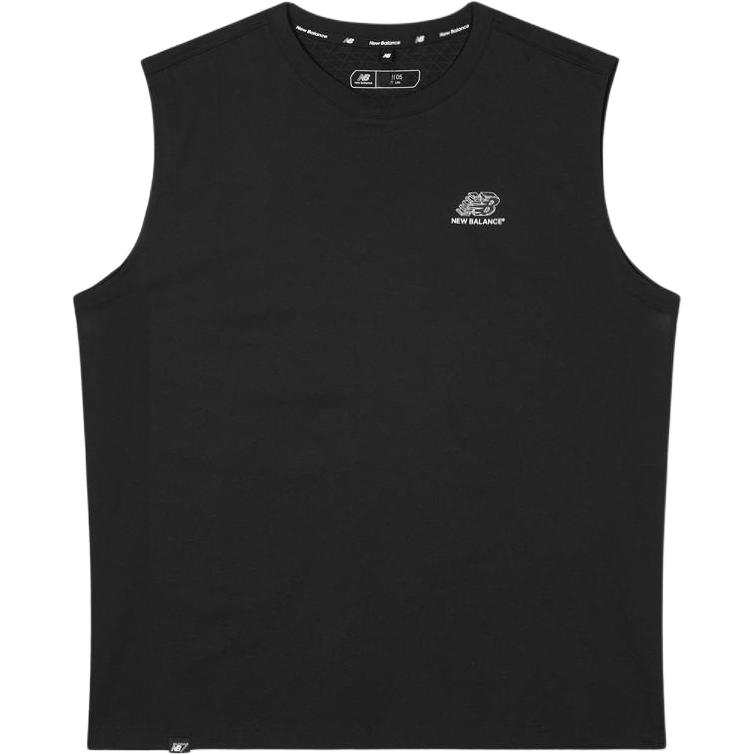 New Balance New Balance Tank Tops Unisex Black Crew Neck Moderate
