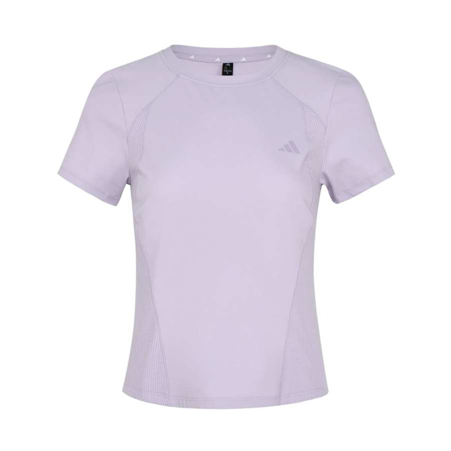 Adidas Adidas T Shirts Women's Light Purple Crew Neck Moderate
